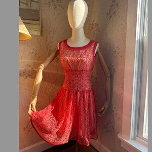 Vintage MIU MIU floral lace dress